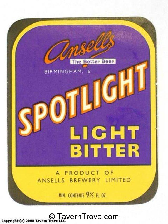 Ansells Spotlight Light Bitter