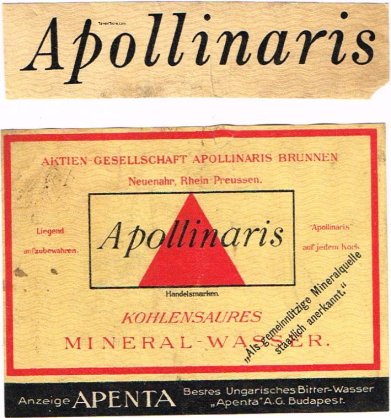 Apollinaris Mineral Water v3 London England