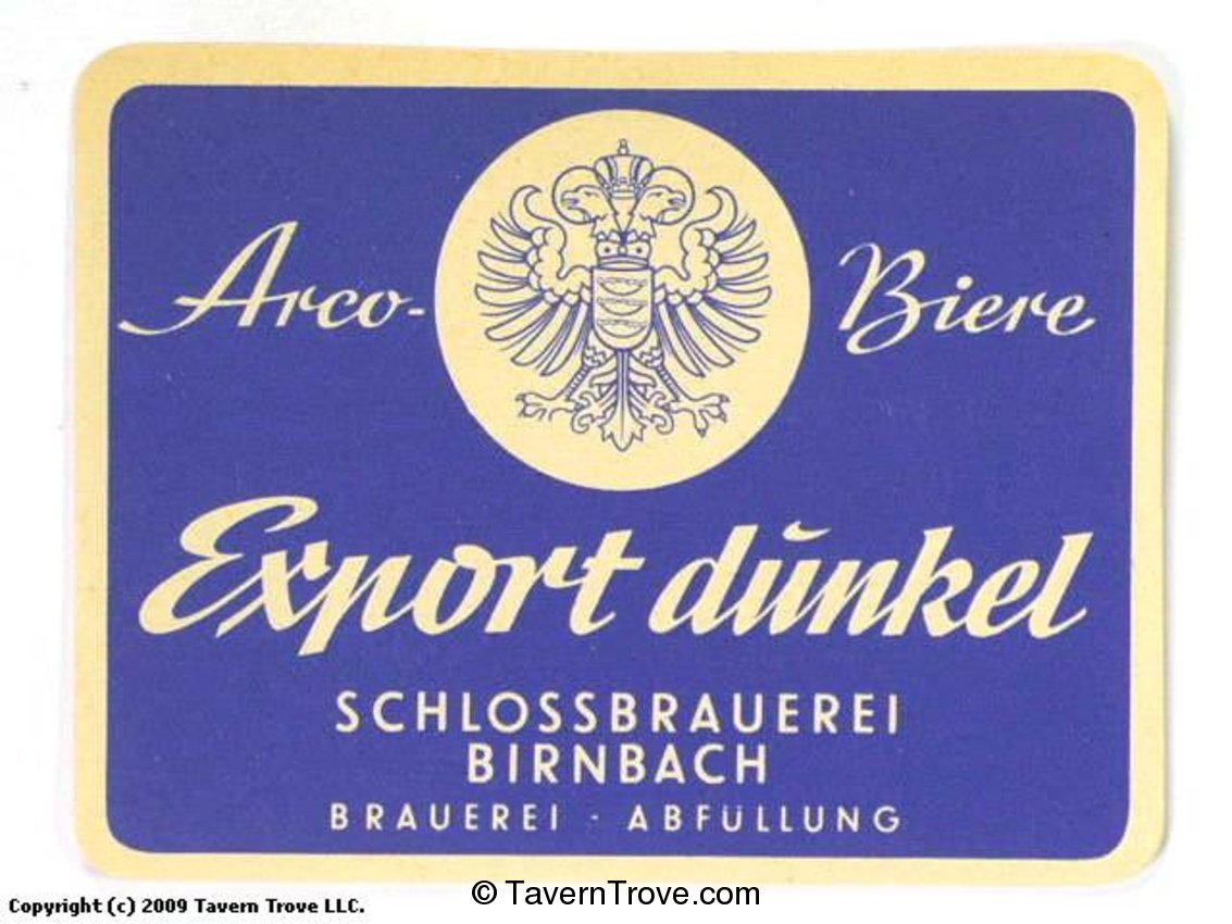 Arco-Biere Export Dunkel