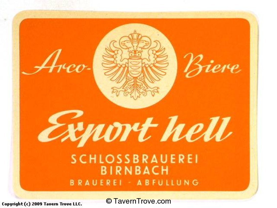 Arco-Biere Export Hell