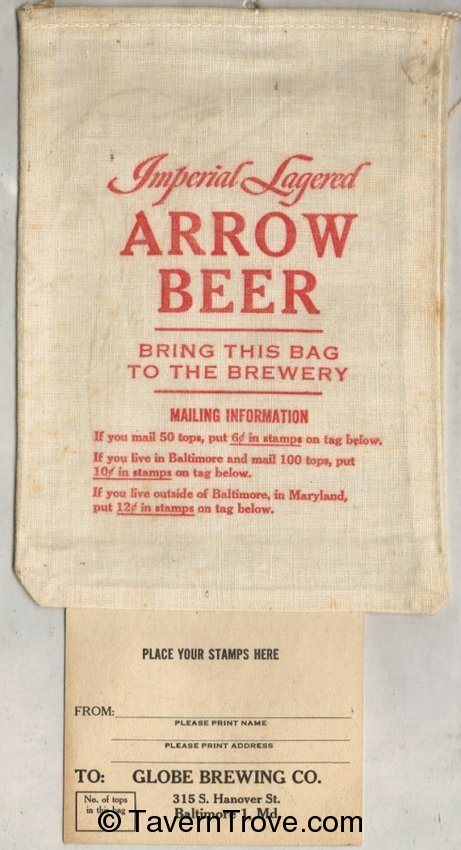 Arrow Beer Bottle Cap Bag