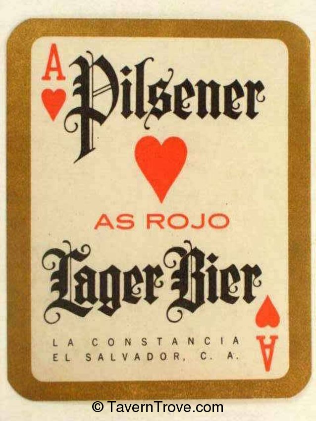 As Rojo Pilsener Lager Bier