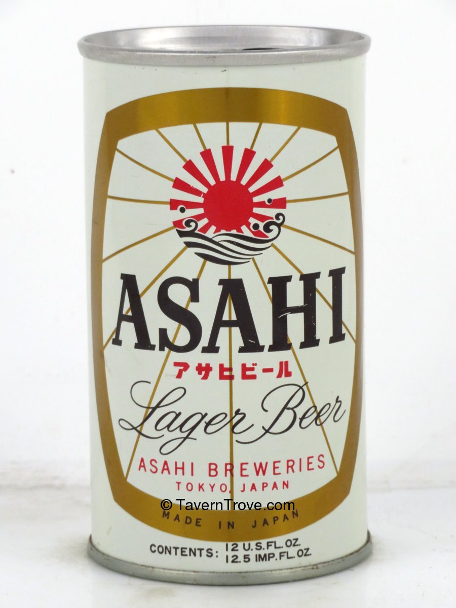 Item 96748 1975 Asahi Lager Beer Tab Top Can