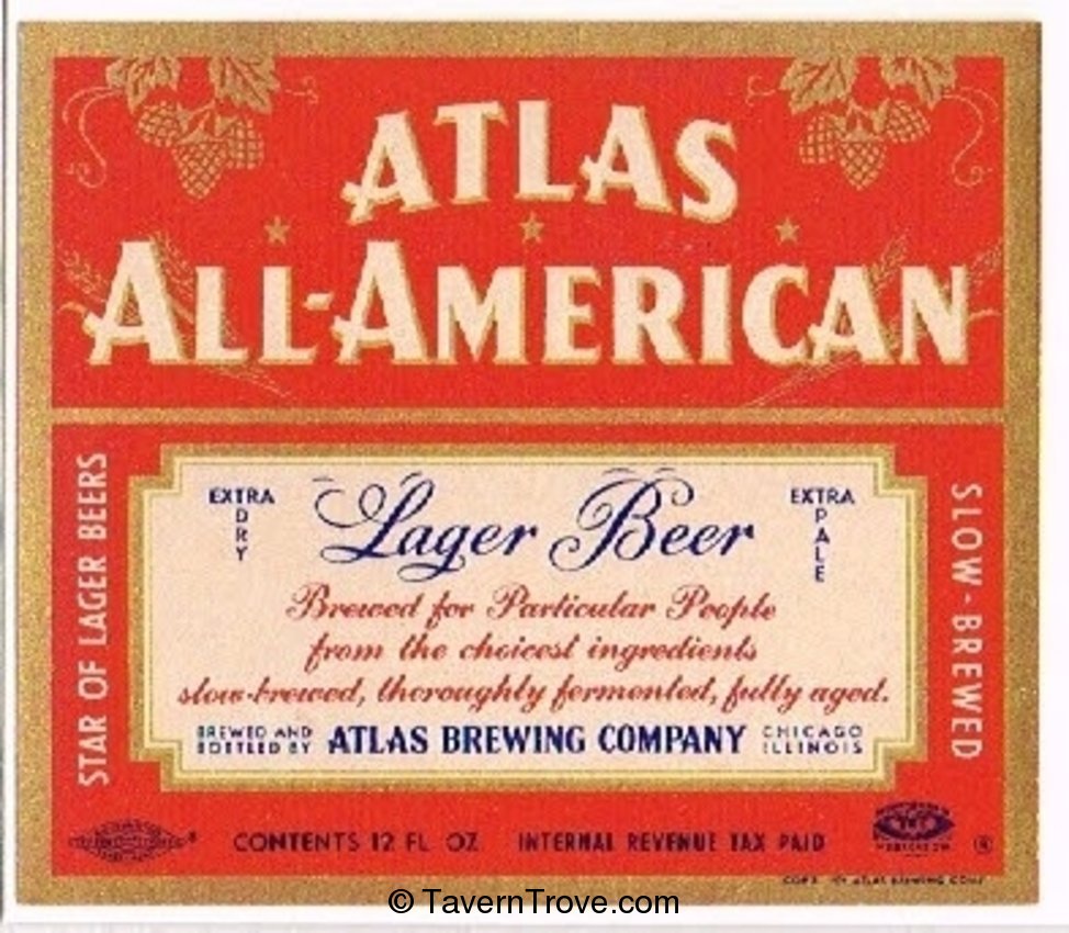 Atlas All American  Lager Beer
