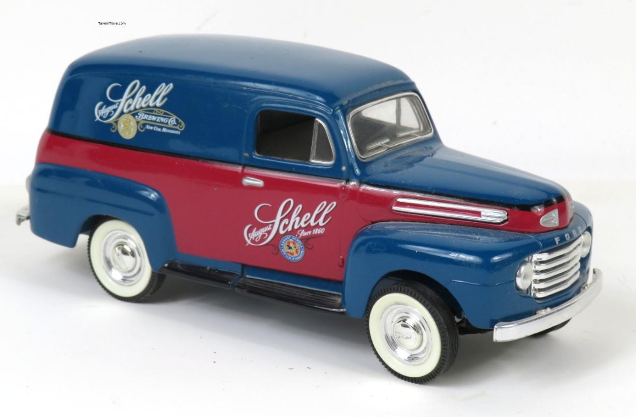 August Schell Brewery 1948 Ford F-1 Panel Truck Die Cast Bank