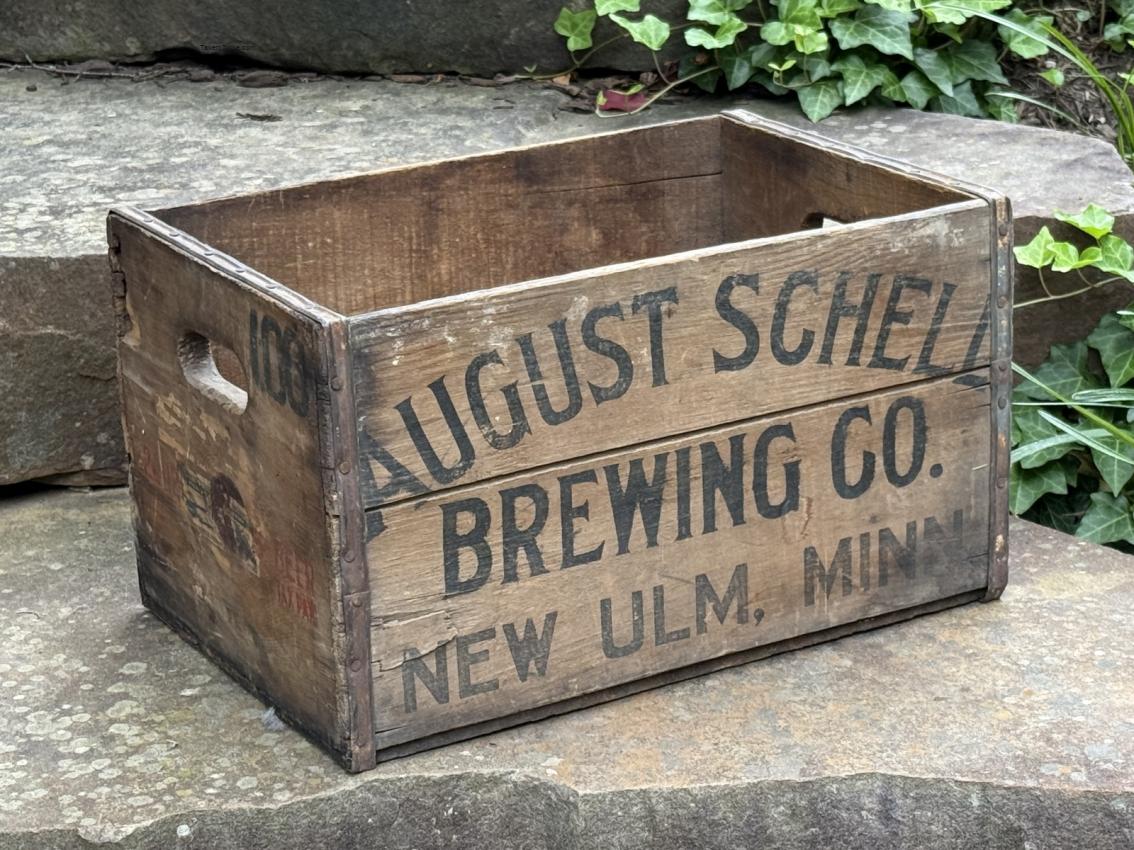 August Schell Brewing Co. Beer Wooden Crate
