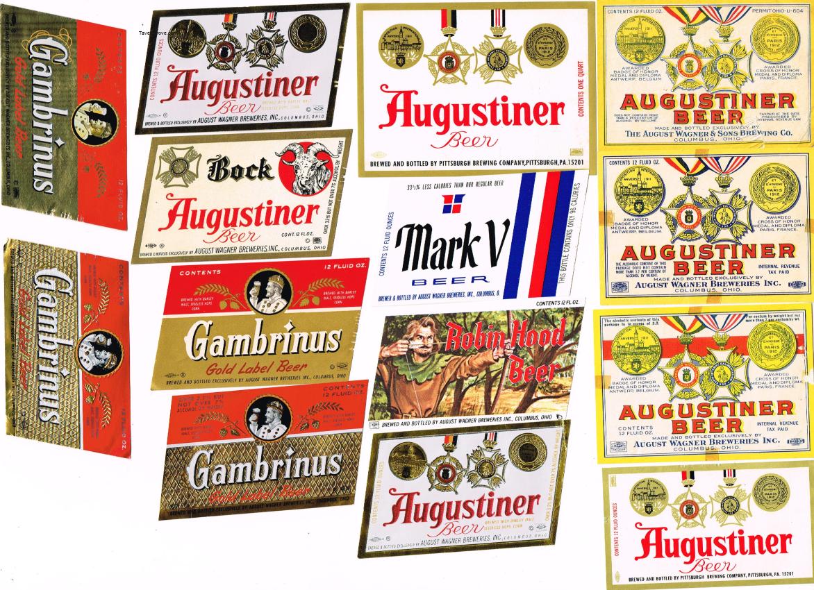 August Wagner Beers lot of 14