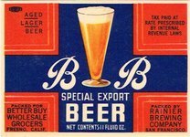 B B Special Export Beer