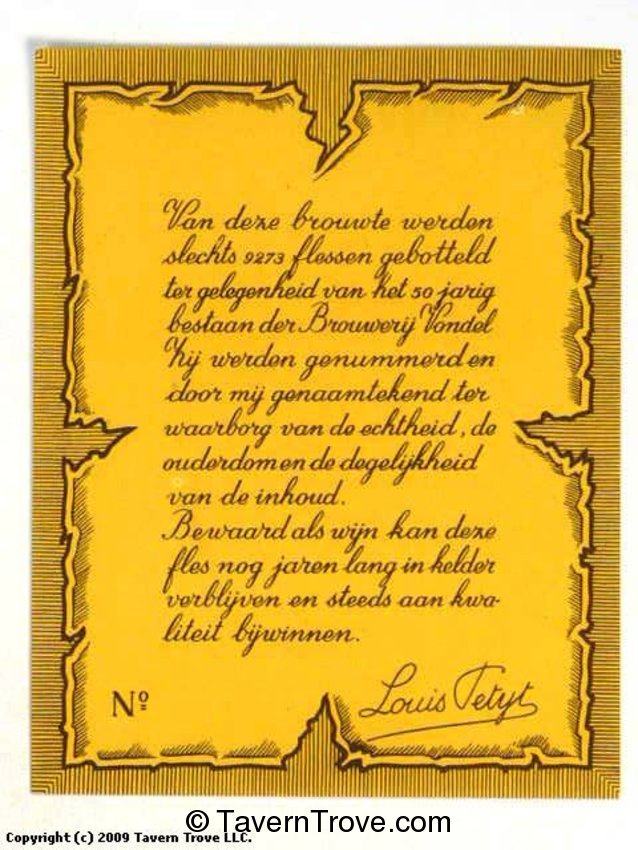 Back Label