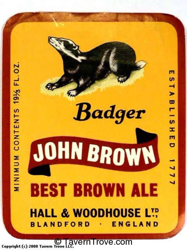 Badger John Brown Best Brown Ale