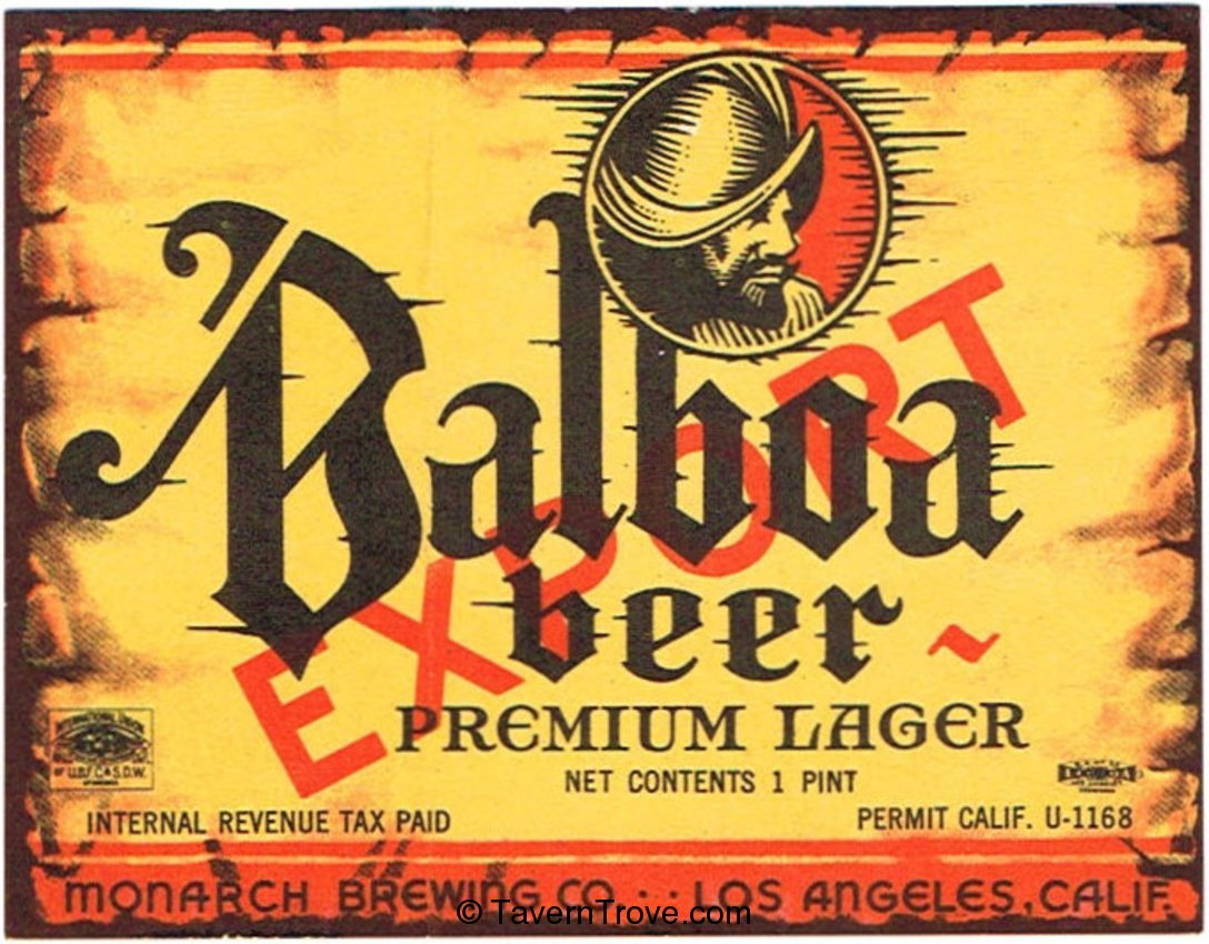 Balboa Export Beer
