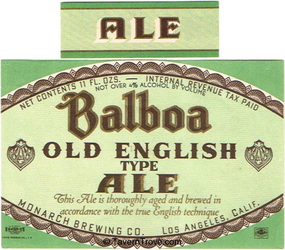 Balboa Old English Type Ale