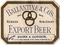 Ballantine & Co's Export Beer