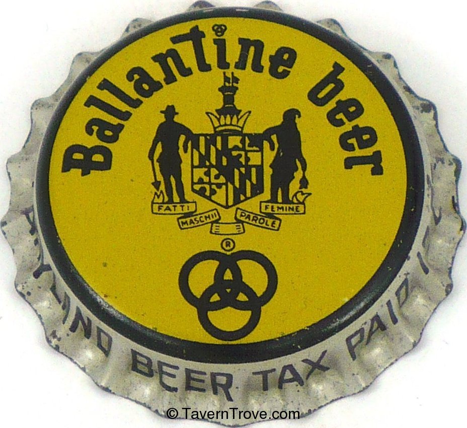 Ballantine Beer ~MD 12oz Tax