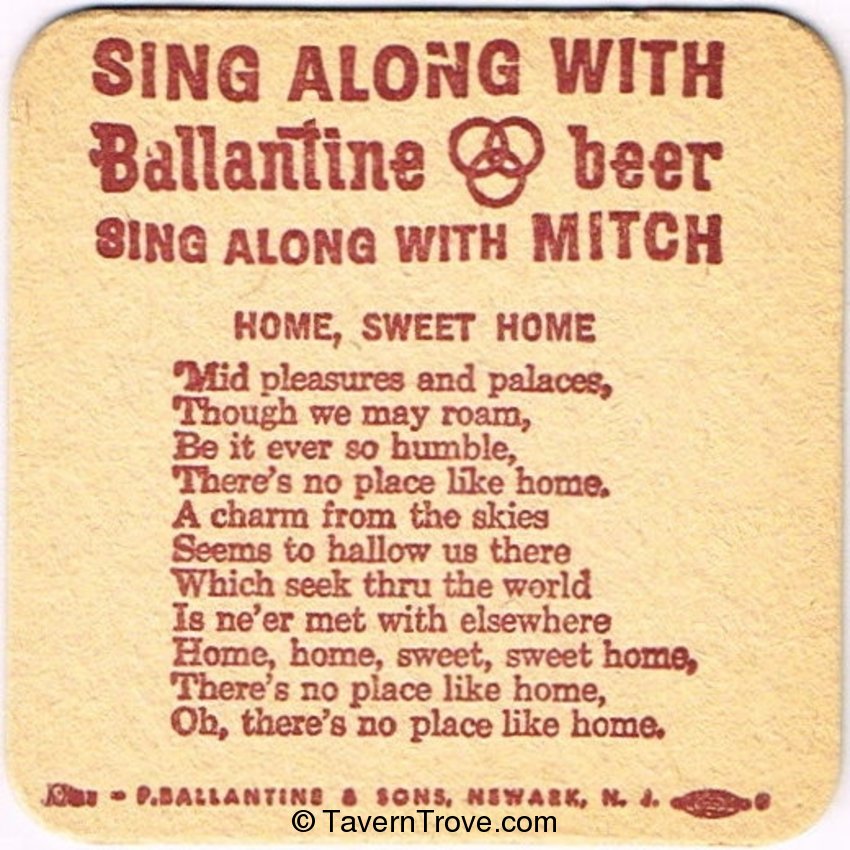 Ballantine Beer Mitch 