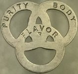 Ballantine Beer golf ball marker