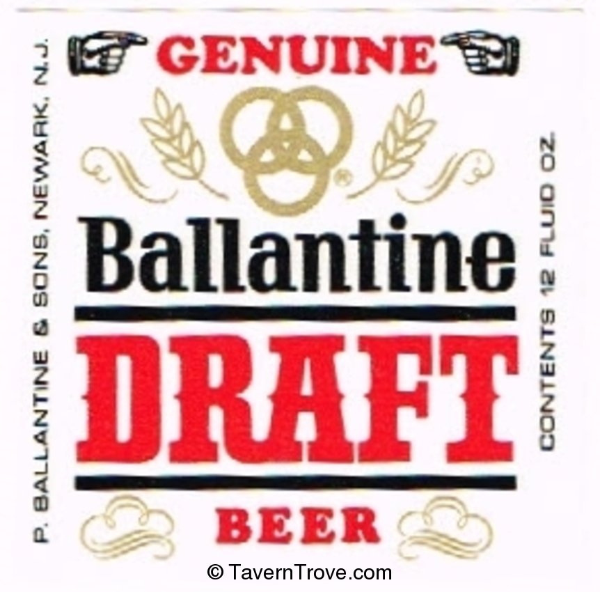 Ballantine Draft Beer
