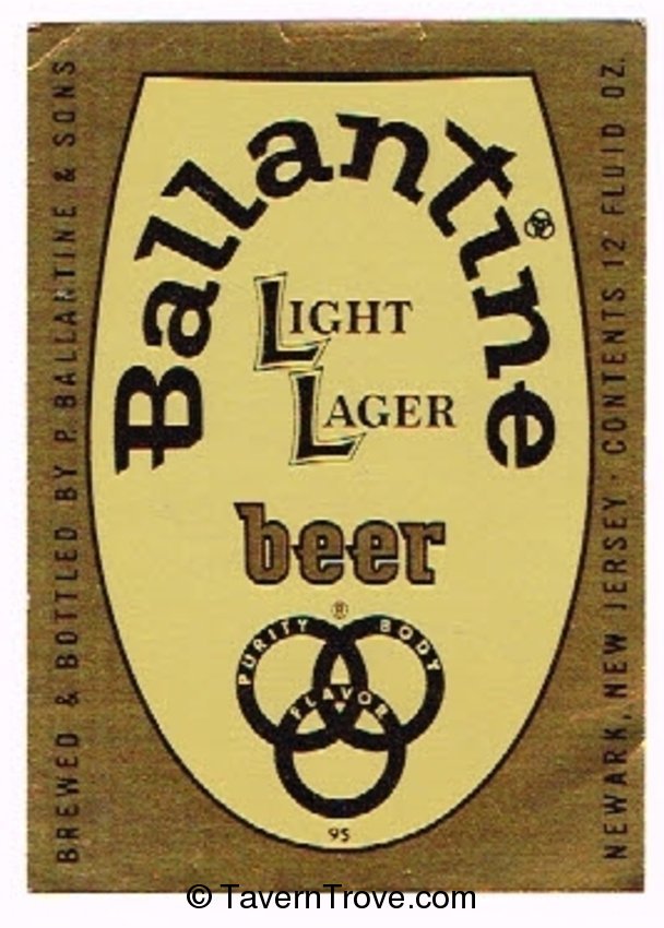 Ballantine Light Lager  Beer