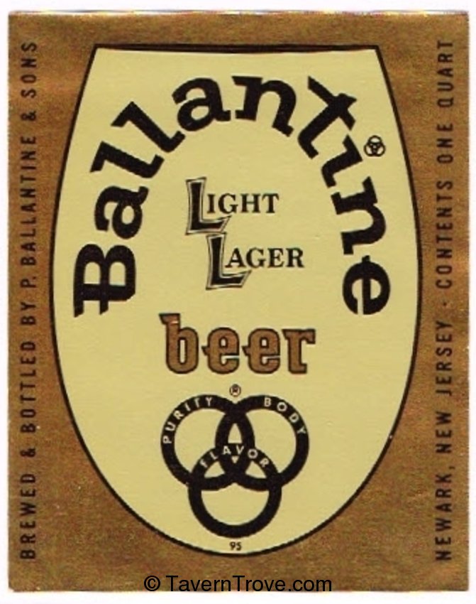 Ballantine Light Lager  Beer