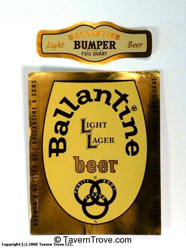 Ballantine Light Lager Beer