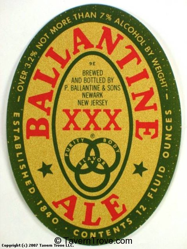 Ballantine XXX Ale