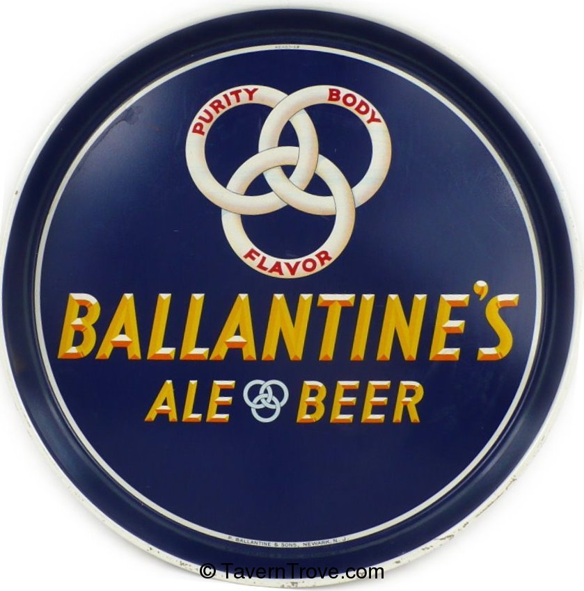 Ballantine's Ale/Beer (blank reverse)