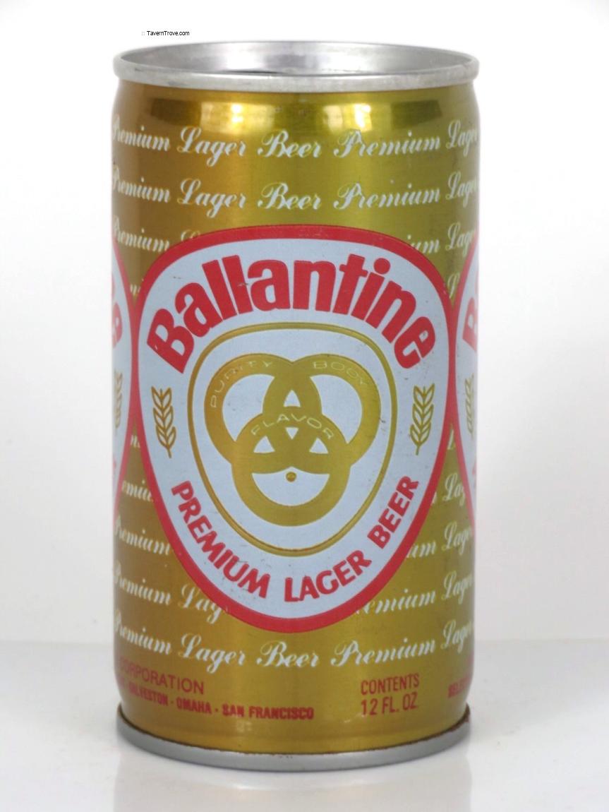 Item #101761 1975 Ballantine Beer Tab Top Can T37-15