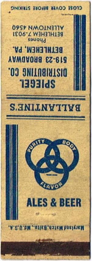 Ballantine Beer Ale and