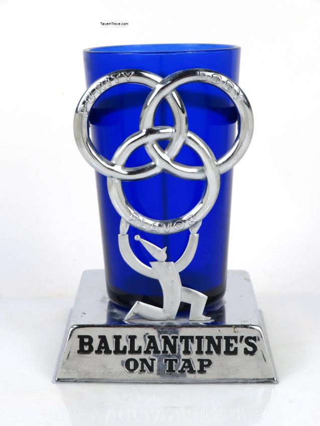 Ballantine Beer/Ale foam scraper holder