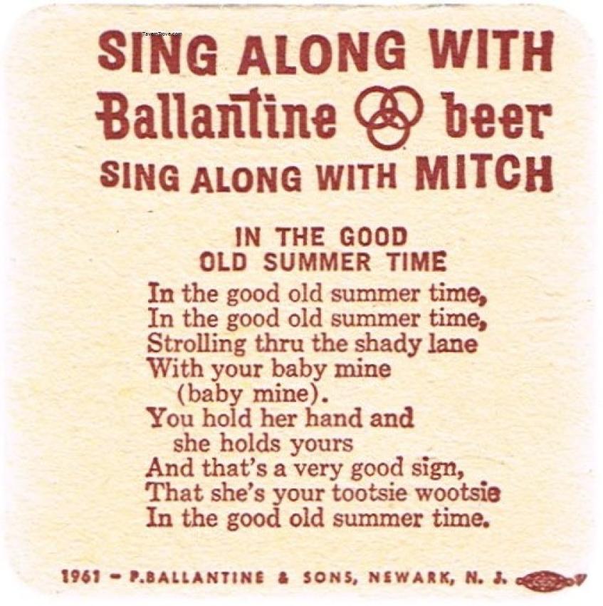 Ballantine Beer Mitch 