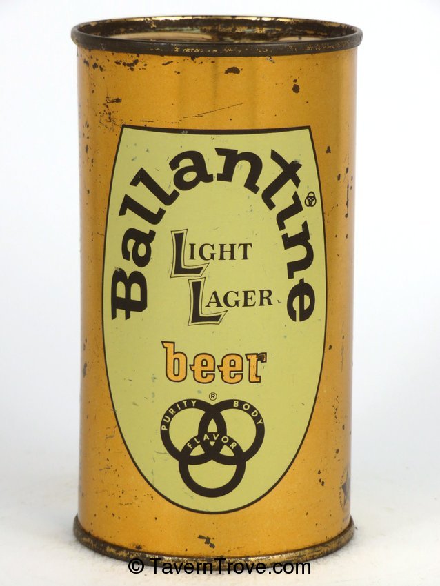 Item #94454 1960 Ballantine Light Lager Beer Flat Top Can 33-40