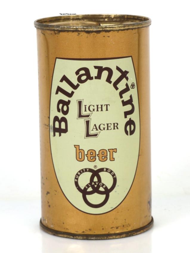 Ballantine Light Lager Beer Enamel Gold