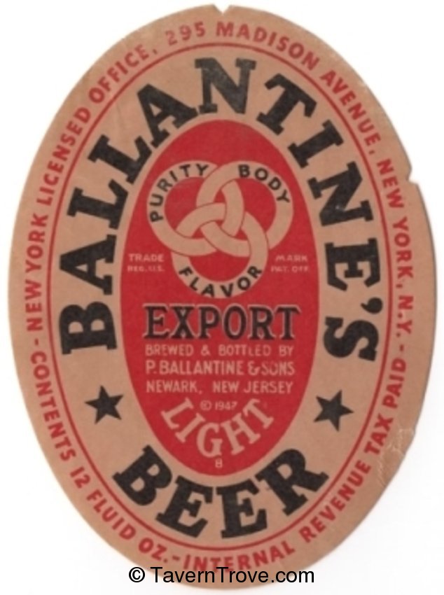 Ballantine's Export Light Beer