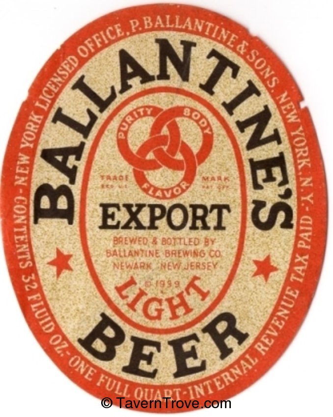 Ballantine's Export Light Beer