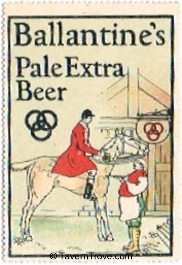 Ballantine's Pale Extra Beer Poster Stamp