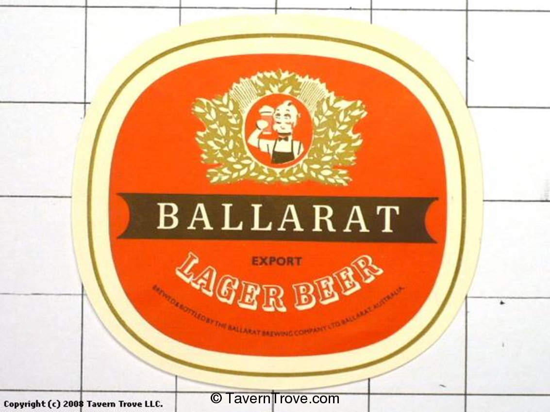 Ballarat Export Lager Beer