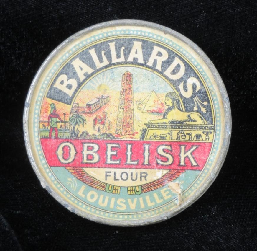 Ballard's Obelisk Flour Pocket Mirror Louisville Kentucky