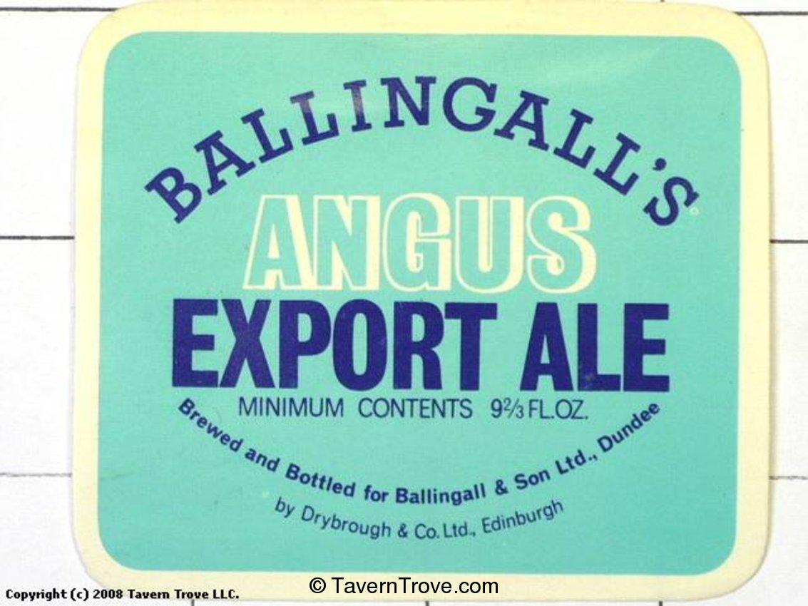 Ballingall's Angus Export Ale