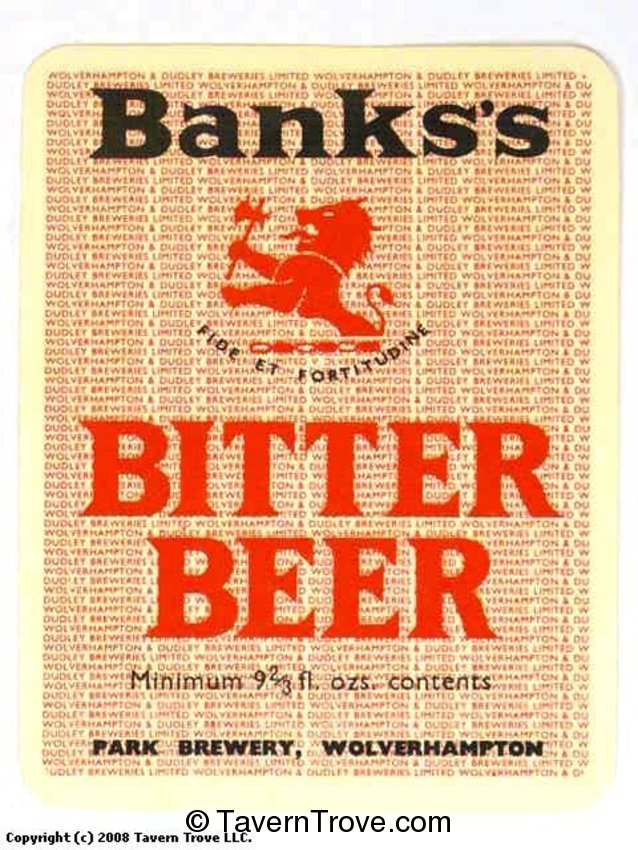 Banks's Bitter Beer