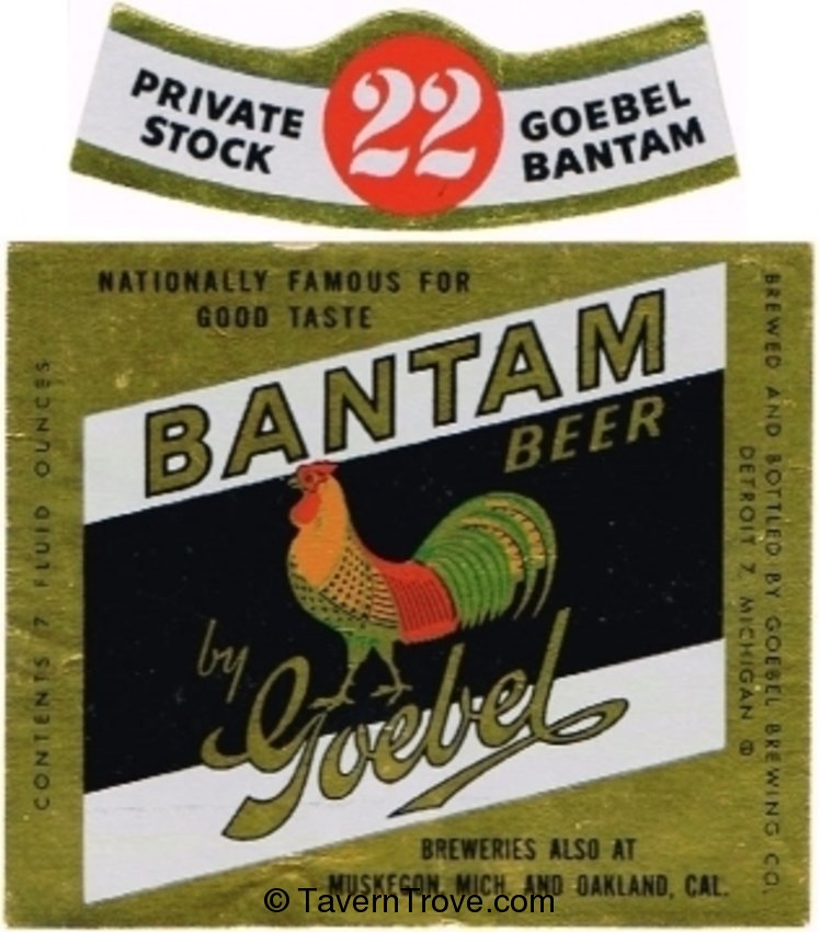 Bantam Beer By Goebel