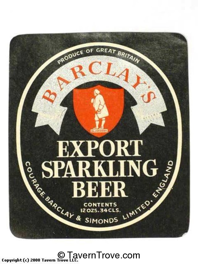 Barclay's Export Sparkling Beer
