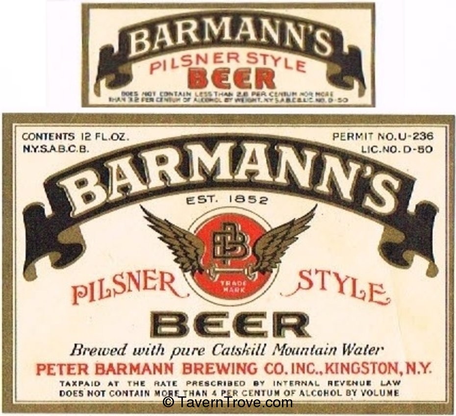 Barmann's Pilsner Style Beer