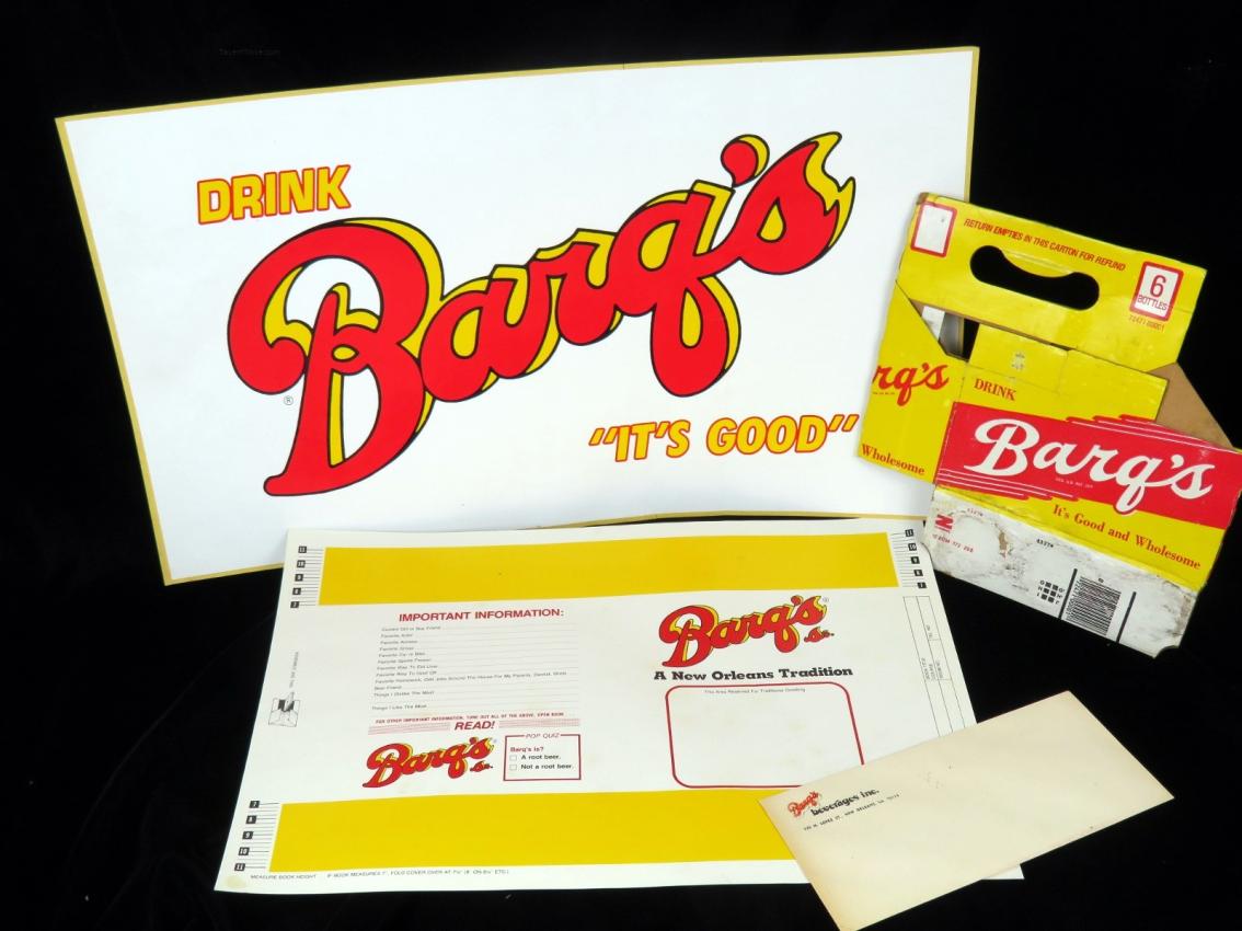 Barq's Root Beer Large Decal Envelope 6-pack & Textbook Cover