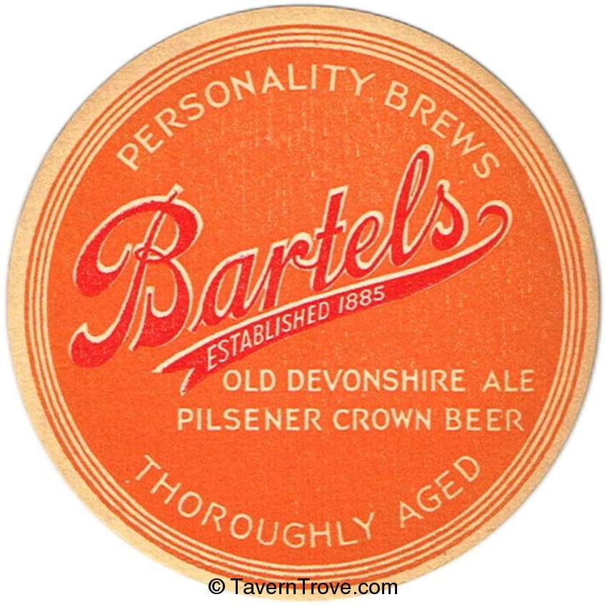 Bartels Old Devonshire Ale/Pilsener Crown Beer