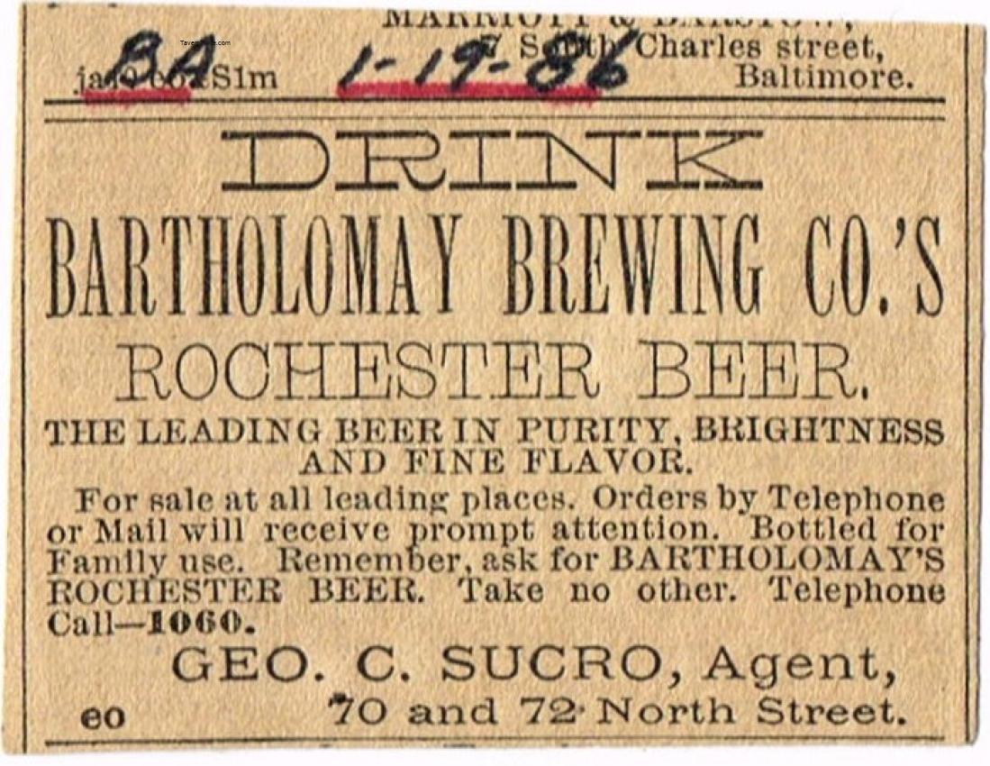 Bartholomay's Rochester Beer