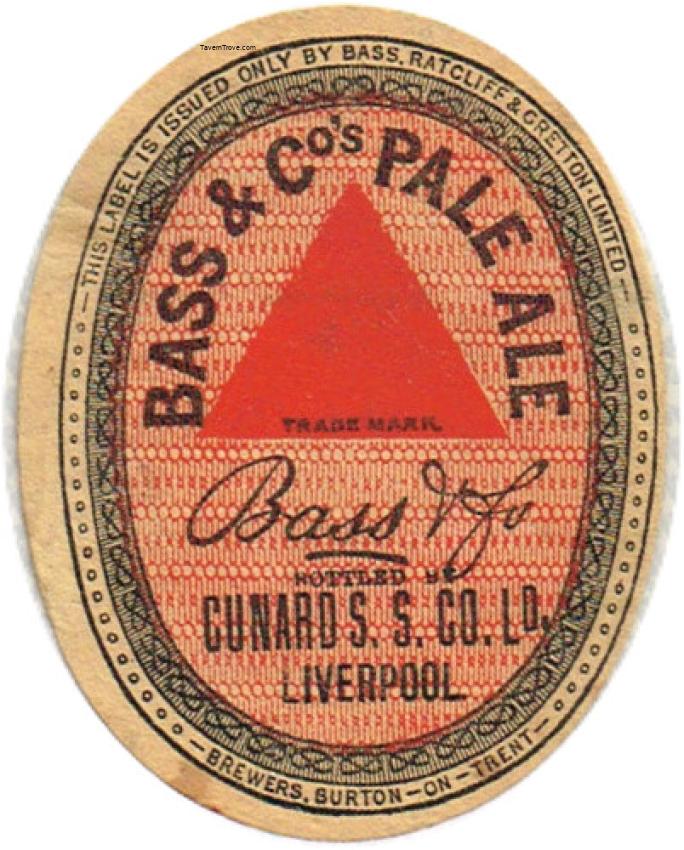 Bass & Co's Pale Ale Cunard S. S. Co. Titanic