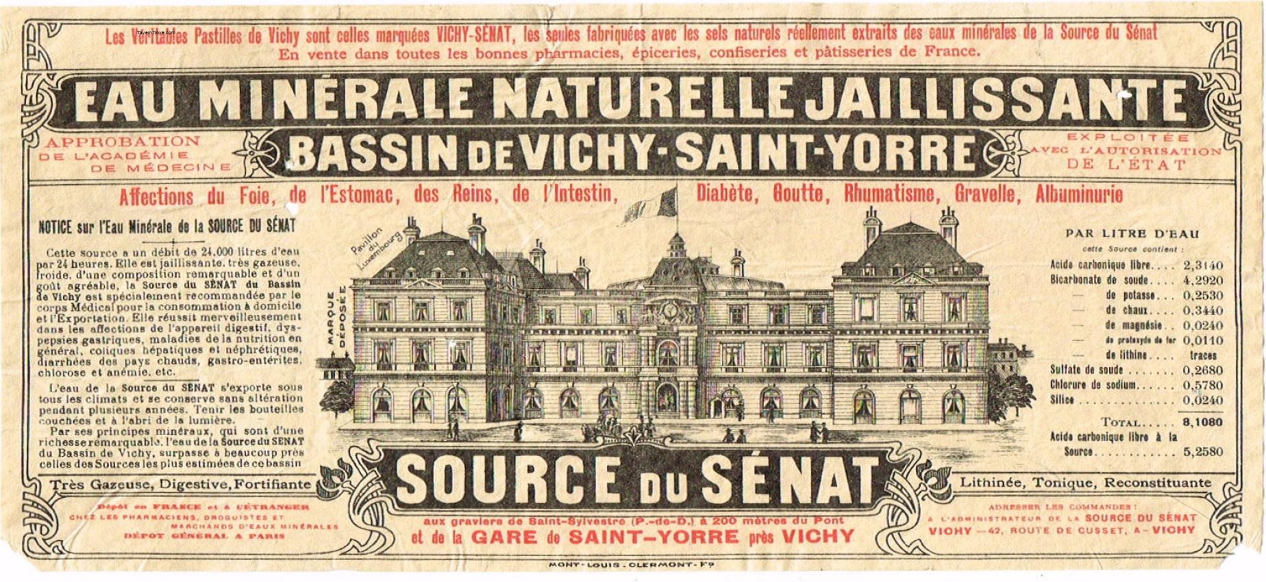 Bassin De Vichy Saint Yorre Senat France