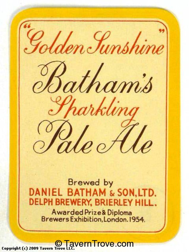 Batham's Sparkling Pale Ale