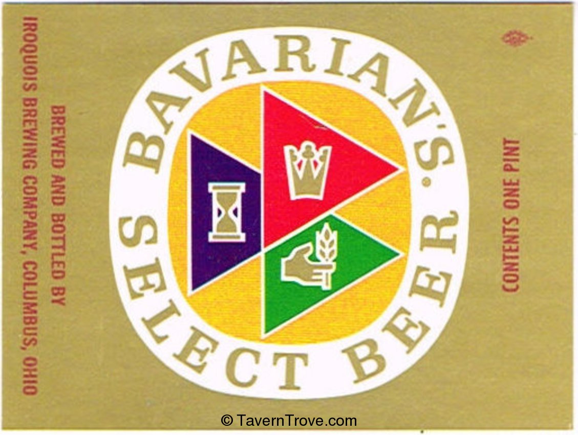 Item #38940 1971 Bavarian's Select Beer Label