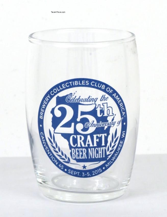 BCCA Craft Beer Night 3 inch ACL Barrel Glass